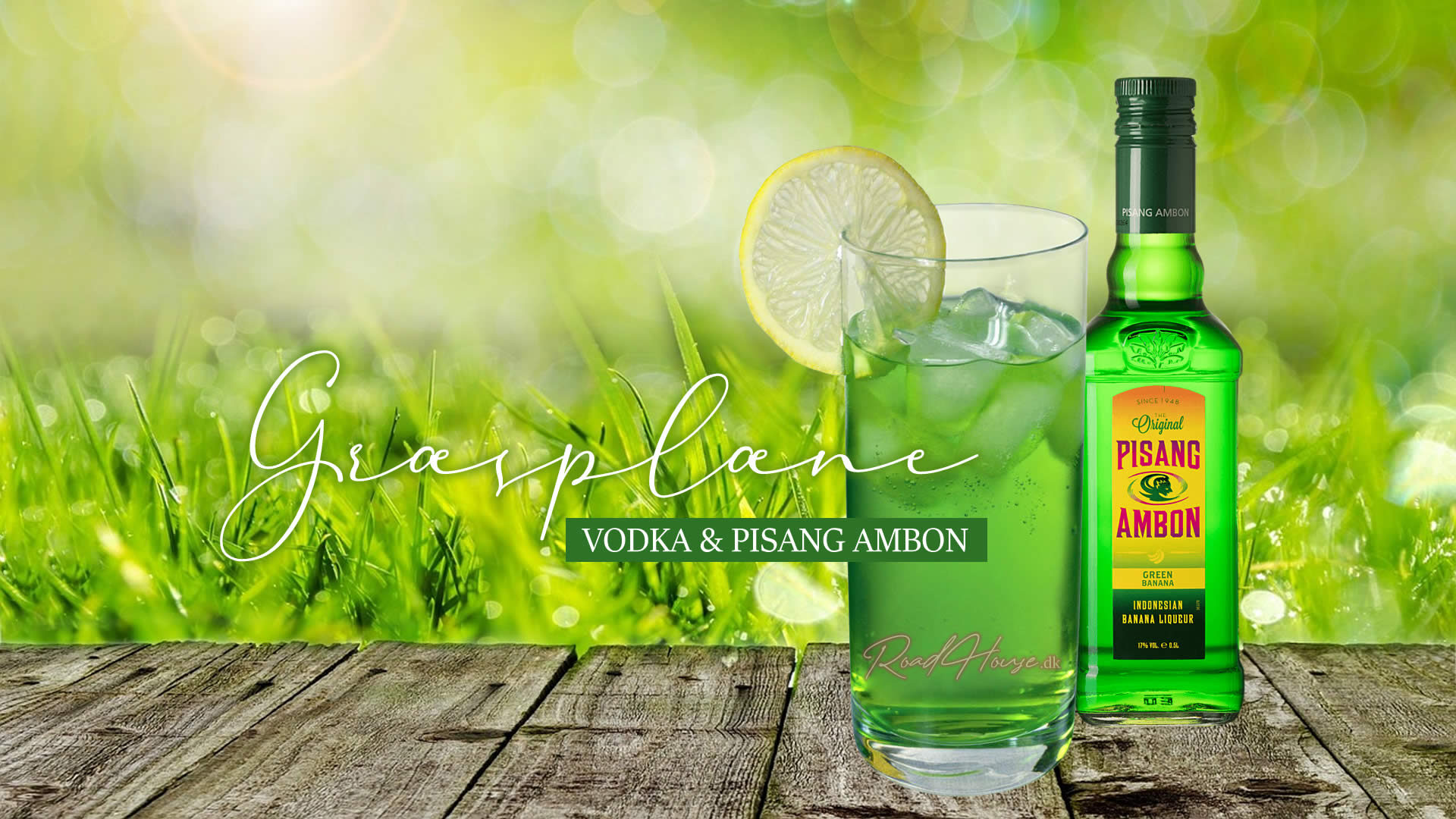 Græsplæne - drink med Pisang Ambon og vodka
